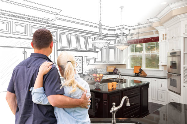 Professional Cabinet Installation technician working in Broomall, PA